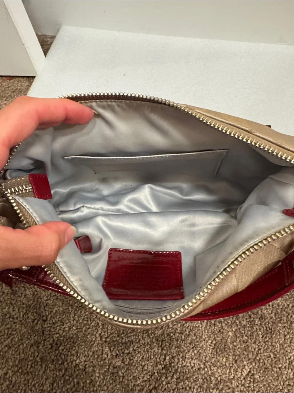 Coach poppy y2k shoulder bag purse 2 hangtags